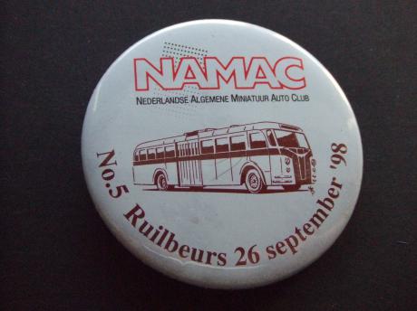 NAMAC miniatuur autobeurs gelede bus